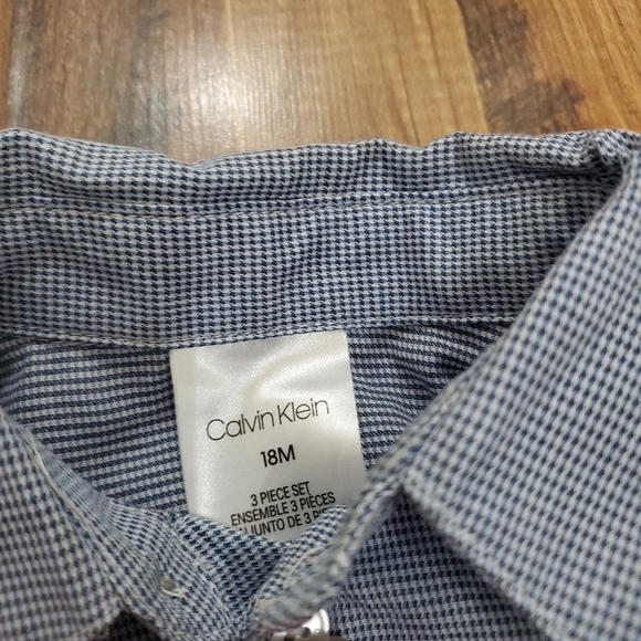 Calvin Klein Baby 3 Piece Dress Holiday Outfit, 18mths - Picture 3 of 5